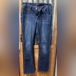 Maurice’s brand dark blue jeans, woman’s size 8 Long